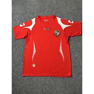 Mens Soccer Lotto Panama National Team Red Jersey, Size L